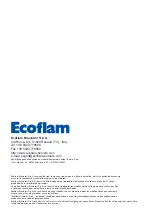 Предварительный просмотр 68 страницы Ecoflam MAX GAS 120 P Technical Data, Operating Instructions, Electric Diagrams, Spare Parts List