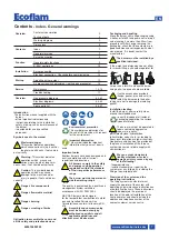 Предварительный просмотр 7 страницы Ecoflam MAX GAS 350 P Manual