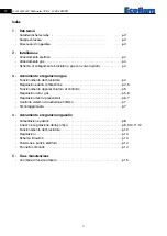 Предварительный просмотр 2 страницы Ecoflam Multicalor 1000.1 Manual