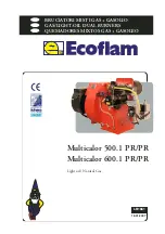 Preview for 1 page of Ecoflam Multicalor 500.1 PR Manual