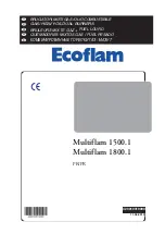 Ecoflam Multiflam 1500.1 Multiflam 1800.1 Manual preview