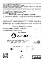 Preview for 124 page of ECOFOREST Atenas Installation And Maintenance Manual