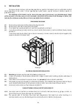 Предварительный просмотр 35 страницы ECOFOREST Cantina Super Installation And Maintenance Manual