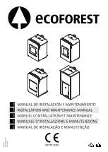 ECOFOREST CS 2012/08 Installation And Maintenance Manual preview