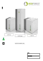 ECOFOREST ecogeo basic User Manual preview