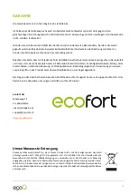 Предварительный просмотр 5 страницы ecofort 7640174430888 Instructions Manual