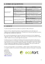 Предварительный просмотр 23 страницы ecofort CLIMASTAR OPTIMAX User Manual