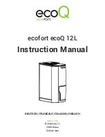 ecofort ecoQ 12L User Manual предпросмотр