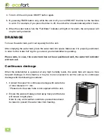 Предварительный просмотр 44 страницы ecofort ecoQ 12L User Manual