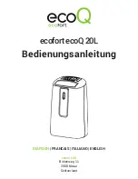 Предварительный просмотр 2 страницы ecofort ecoQ 20L Instruction Manual