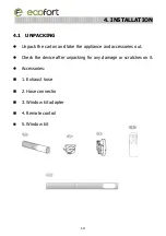 Предварительный просмотр 16 страницы ecofort ecoQ CoolAir 10 Owner'S Manual