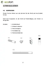 Предварительный просмотр 13 страницы ecofort ecoQ CoolAir 8 Owner'S Manual