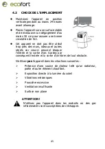 Предварительный просмотр 45 страницы ecofort ecoQ CoolAir 8 Owner'S Manual