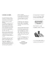 Preview for 1 page of ecogate greenbox User Manual