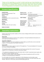 Preview for 2 page of ECOHEAL Photosynthetic E-tree User Manual