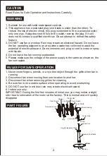 Preview for 2 page of ECOHOUZING CT4007D Owner'S Manual