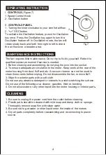 Preview for 4 page of ECOHOUZING CT4007D Owner'S Manual