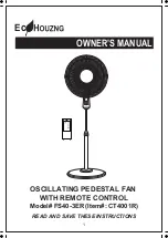 Preview for 1 page of Ecohouzng CT4001R Owner'S Manual