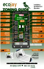 Ecojay SMartZone-2X Specifications - Installation And Operation Instructions preview