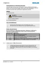 Предварительный просмотр 8 страницы Ecolab 10240138 Operating Instructions Manual