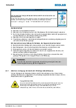 Предварительный просмотр 16 страницы Ecolab 10240138 Operating Instructions Manual