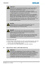 Предварительный просмотр 18 страницы Ecolab 10240138 Operating Instructions Manual