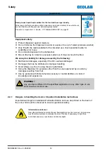 Предварительный просмотр 94 страницы Ecolab 10240138 Operating Instructions Manual