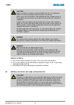 Предварительный просмотр 96 страницы Ecolab 10240138 Operating Instructions Manual