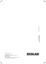 Предварительный просмотр 98 страницы Ecolab 110007932 Directions For Use Manual