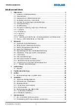 Preview for 4 page of Ecolab 141277 Operating Instruction