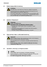 Предварительный просмотр 16 страницы Ecolab 141277 Operating Instruction