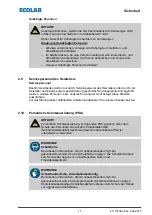 Предварительный просмотр 19 страницы Ecolab 141277 Operating Instruction