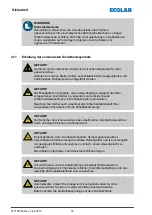 Предварительный просмотр 20 страницы Ecolab 141277 Operating Instruction