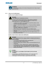 Предварительный просмотр 21 страницы Ecolab 141277 Operating Instruction