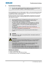 Предварительный просмотр 25 страницы Ecolab 141277 Operating Instruction