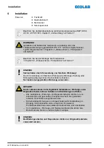 Предварительный просмотр 28 страницы Ecolab 141277 Operating Instruction