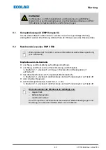 Предварительный просмотр 47 страницы Ecolab 141277 Operating Instruction