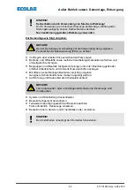 Предварительный просмотр 65 страницы Ecolab 141277 Operating Instruction