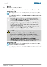 Предварительный просмотр 74 страницы Ecolab 141277 Operating Instruction