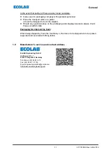 Предварительный просмотр 81 страницы Ecolab 141277 Operating Instruction