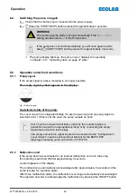 Предварительный просмотр 112 страницы Ecolab 141277 Operating Instruction