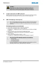 Предварительный просмотр 114 страницы Ecolab 141277 Operating Instruction