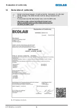 Предварительный просмотр 134 страницы Ecolab 141277 Operating Instruction