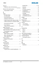 Предварительный просмотр 136 страницы Ecolab 141277 Operating Instruction