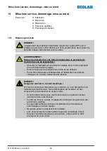 Предварительный просмотр 200 страницы Ecolab 141277 Operating Instruction