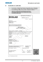 Предварительный просмотр 205 страницы Ecolab 141277 Operating Instruction