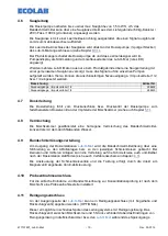 Предварительный просмотр 10 страницы Ecolab 183042 Operating Instructions Manual