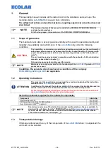 Предварительный просмотр 26 страницы Ecolab 183042 Operating Instructions Manual