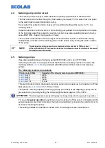 Предварительный просмотр 32 страницы Ecolab 183042 Operating Instructions Manual