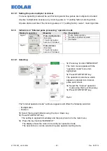 Предварительный просмотр 40 страницы Ecolab 183042 Operating Instructions Manual